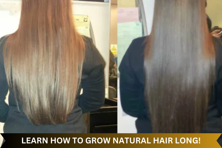 LEARN HOW TO GROW NATURAL HAIR LONG!